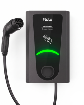 Комерційна зарядна станція для електромобіля Octa Energy 22 кВт з портом: Type 2 (Mennekes) SW122-[C22] фото
