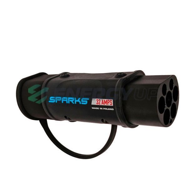 Переходник Sparks 7.4 кВт 32А 1-ф Type 2 - GB/T ATG2-32 фото