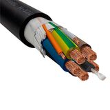 Зарядний кабель для електромобіля 22 кВт 32A 3-фази 1м 5x6 мм2 + 2x0.5 мм2 фото