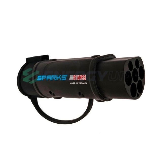 Переходник Sparks 7.4 кВт 32А 1-ф Type 1 - GB/T AT12-32 фото