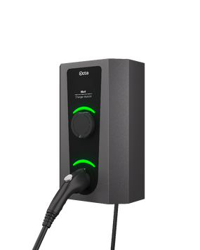 Зарядна станція для електромобілів Octa Energy 14 кВт 2 порти: Type 2 (розетка) та Type Tesla W214-S-[NACS] фото