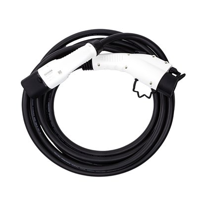 Зарядний кабель для електромобіля Duosida 7.4 кВт 32А 1-фаза 5м TYPE 2 (станція) - Type 1 (американське авто EV200115 фото