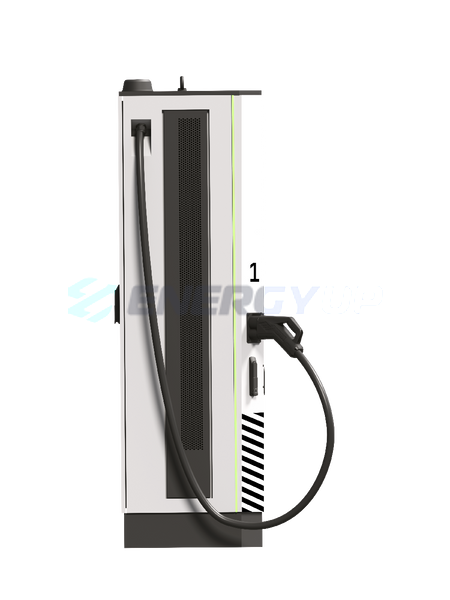 Комерційна зарядна станція для електромобіля EDS CHARGERS 120 кВт GB/T DC/CCS Combo 2 3-фази Q120-4 фото