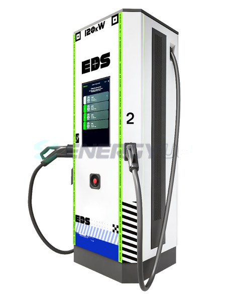 Комерційна зарядна станція для електромобіля EDS CHARGERS 120 кВт GB/T DC/CCS Combo 2 3-фази Q120-4 фото