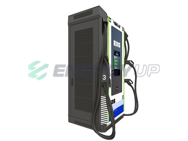 Комерційна зарядна станція EDS CHARGERS QS-model 480 кВт на 2 конектори: GB/T DC та 2 конектори: CCS Combo 2 EDS-QS480-4DC фото