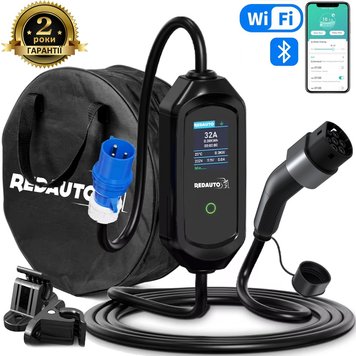 Зарядка для электромобиля RedAuto 7.4 кВт 32А Type 2 Lite Pro Wi-Fi RD-7T2-LP фото