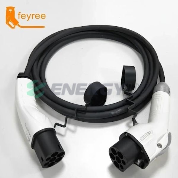 Зарядный кабель для электромобиля Feyree 7.4 кВт 32А 1-фаза 5м Type 2 (станция) - GB/T AC (китайское авто) CL7-T2GBT фото