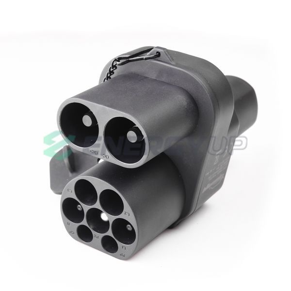 Перехідник Guwieyg 250 кВт 500A CCS2+Type2 - Type Tesla PG-CS2TSC фото