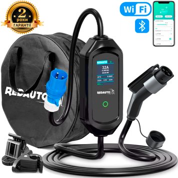 Зарядка для електромобіля RedAuto 7.4 кВт 32А Type 1 Lite Pro Wi-Fi RD-7T1-LP фото