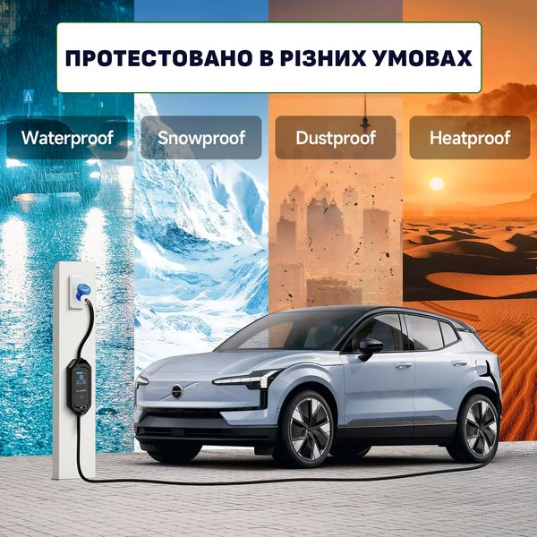 Зарядка для електромобіля RedAuto 7.4 кВт 32А Type 1 Lite Pro Wi-Fi RD-7T1-LP фото