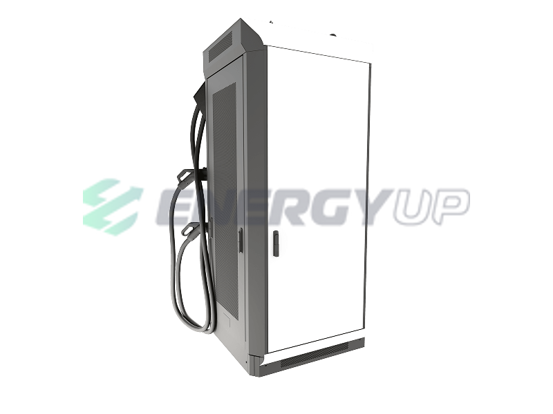 Коммерческая зарядная станция EDS CHARGERS QS-model 360 кВт на 2 коннектора: CCS Combo 2 и 2 коннектора: GB/T DC EDS-QS360-4DC фото