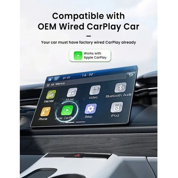 Адаптер Carplay to HDMI HD2CP CLK-HDCP фото