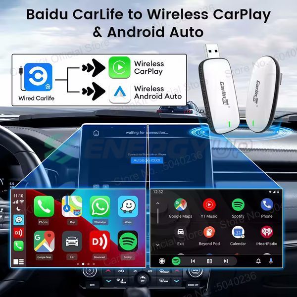 Адаптер CarlinKit X (CarbitLink EasyConnection в Apple CarPlay и Android Auto) CLK-X2CA фото
