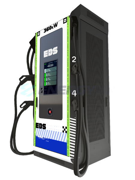 Коммерческая зарядная станция для электромобиля EDS CHARGERS 360 кВт GB/T DC/CCS Combo 2 3-фазы Q360-4 фото