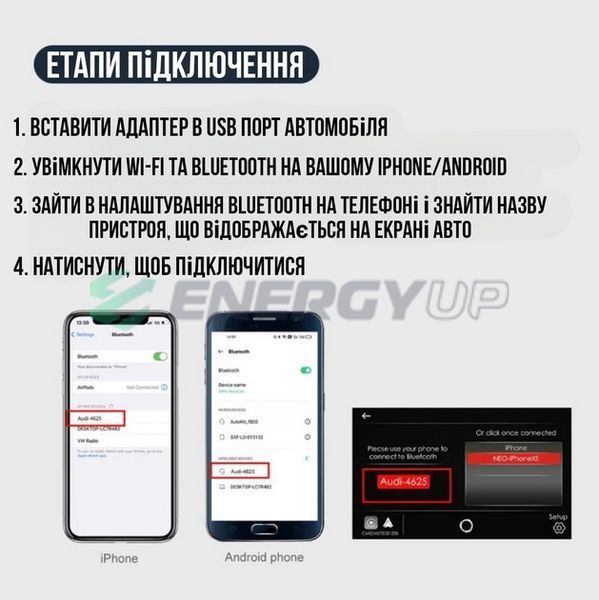 Адаптер Carplay/Android Auto 4.0 CLK-4.0 фото