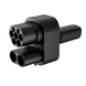 Перехідник Olink комбінований 250 кВт ССS2 (станція) - Type Tesla Cybertruck (авто) 250А DC+AC CCS Combo 2 - Tesla USA Cybertruck фото 1