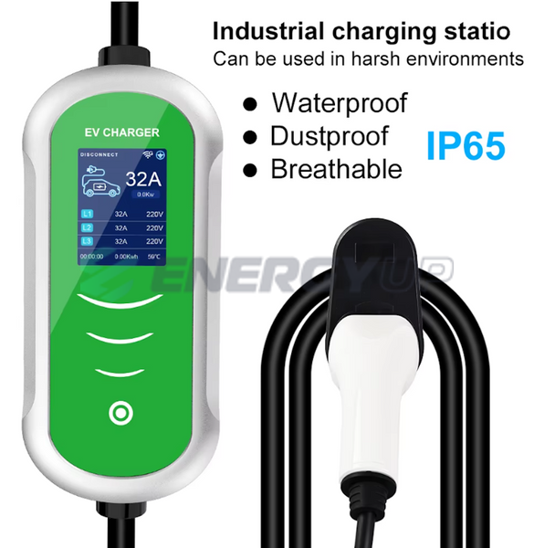 Зарядка для электромобиля Ipengen Wi-fi 11 кВт Type 2 (Mennekes) 16A 3-фазы IP11-16-3PH-TP2-WF фото