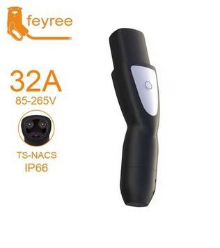Коннектор Type Tesla 32А 7.4 кВт Feyree  CP-NACS фото