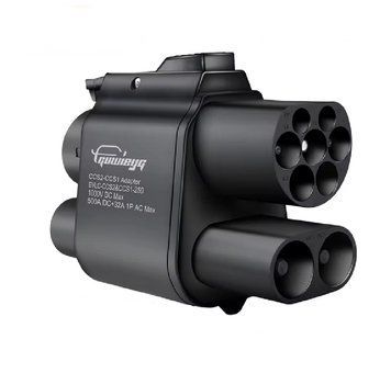 Перехідник Guwieyg AC 7.4 кВт 32А + 500 кВт 500А DC CCS2 - CCS1  PG-CS2CS1 фото