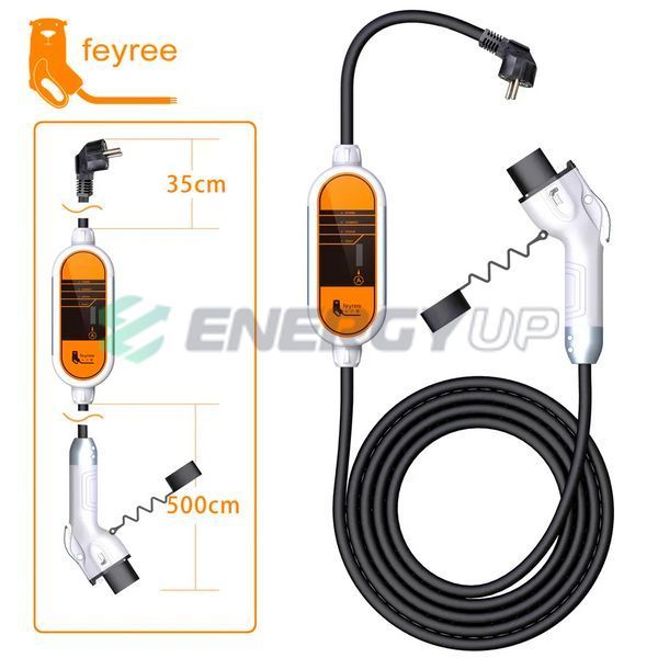 Зарядка для электромобиля FEYREE Leaping Fox 3.7 кВт Type 1 16А 1-фаза FY3.5-16-1PH-TP1-L7-C3.5 фото