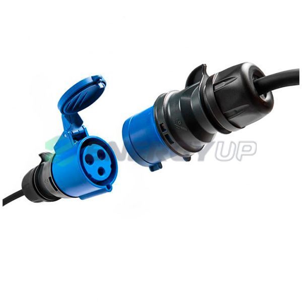 Переходник Aftermarket (силовая розетка) - (бытовая вилка) 3.7 кВт 16А 1-фаза 64913 фото
