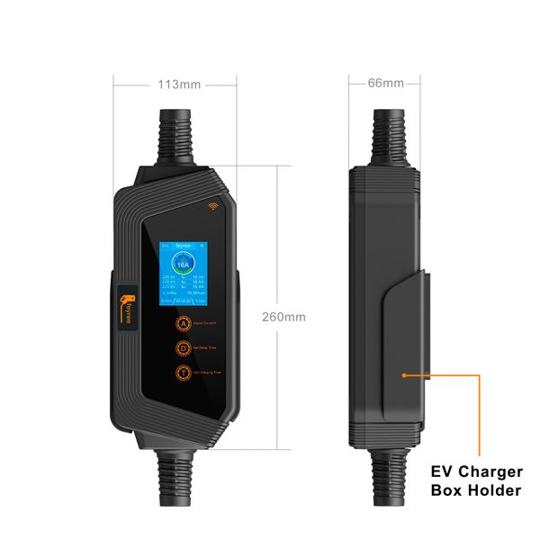 Зарядка для електромобіля Feyree 11 кВт 16A GB/T AC Wi-fi + перехідник FY11-16-3PH-GB/T-WF фото