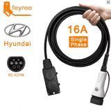 Разрядный кабель для европейского электромобиля Hyundai FEYREE (V2L/V2H/V2G) 5 м, 3,5 кВт, Type 2, 16 А, 1 фаза DC-FT2HY фото