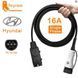 Розрядний кабель для європейського електромобіля Hyundai FEYREE (V2L/V2H/V2G) 5м 3.5 кВт Type 2 16А 1-фаза